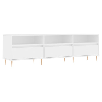 Tv Skříňka Bílá 150 X 30 X 44,5 Cm Kompozitní Dřevo