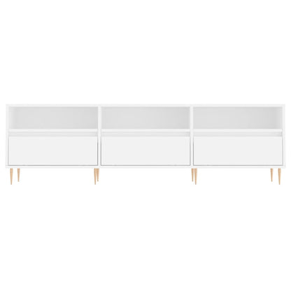 Tv Skříňka Bílá 150 X 30 X 44,5 Cm Kompozitní Dřevo