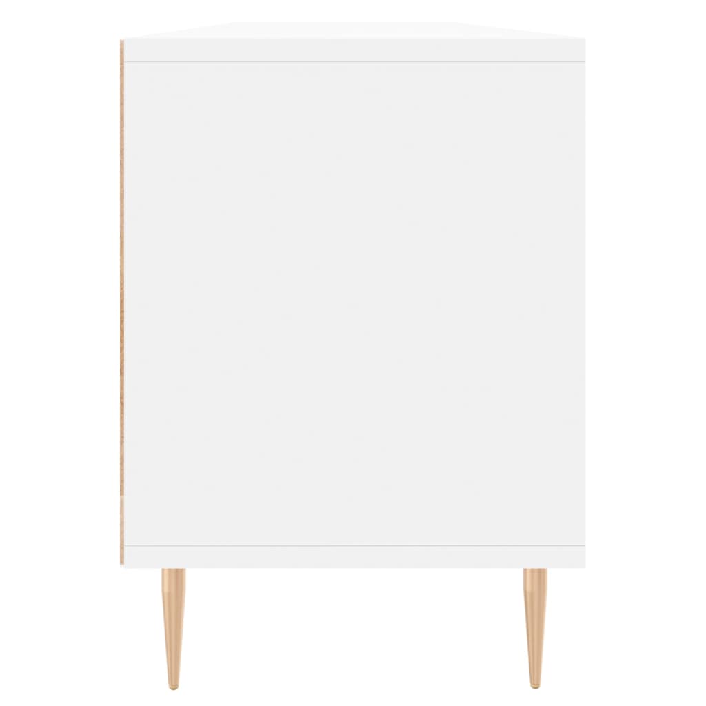 Tv Skříňka Bílá 150 X 30 X 44,5 Cm Kompozitní Dřevo