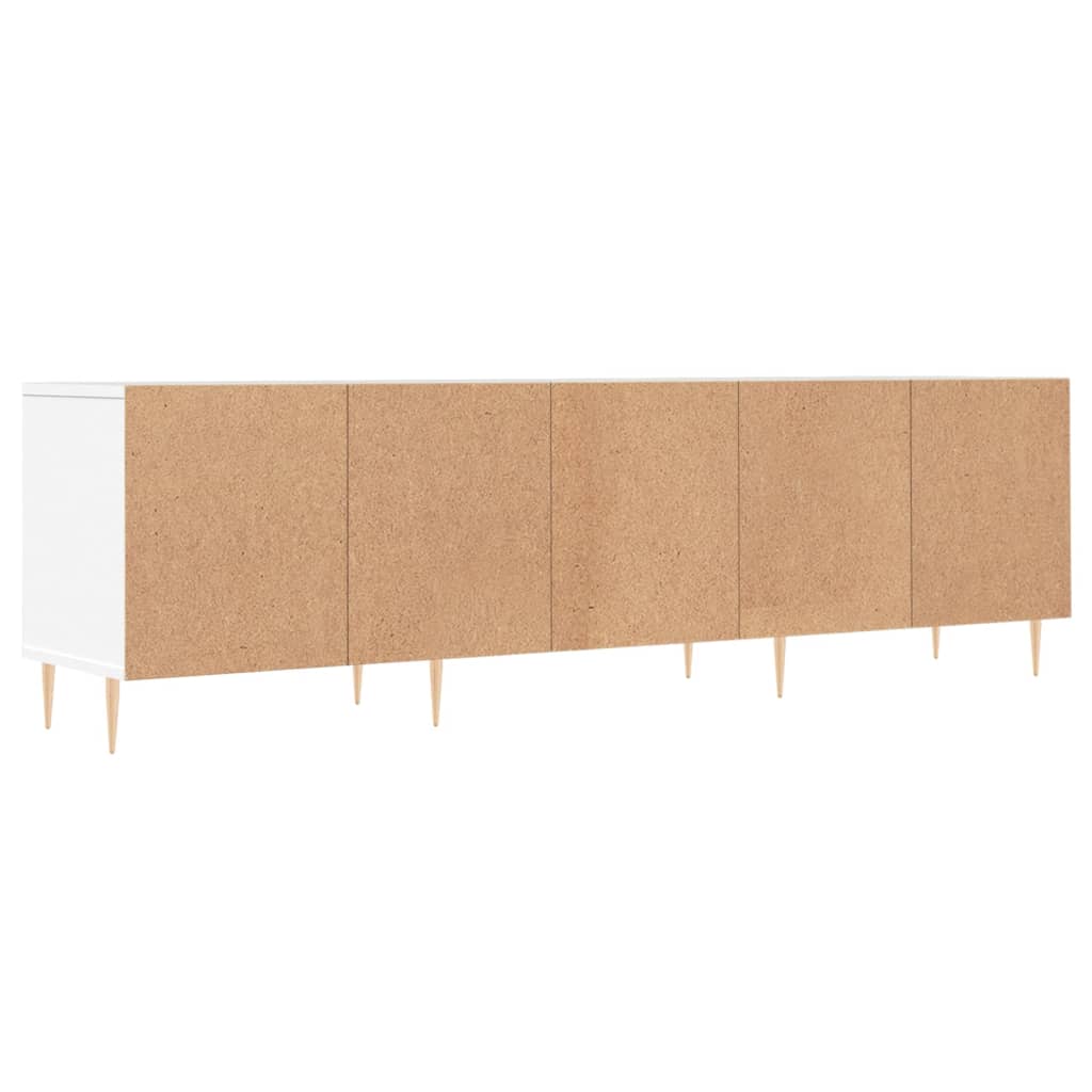 Tv Skříňka Bílá 150 X 30 X 44,5 Cm Kompozitní Dřevo