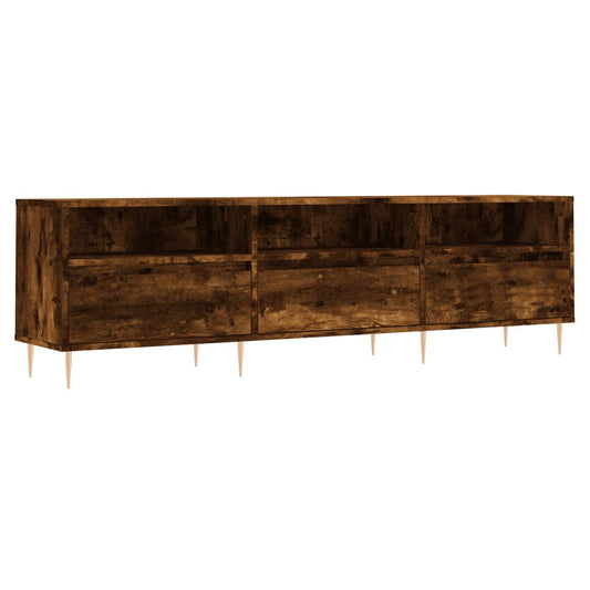 Tv Skříňka Kouřový Dub 150 X 30 X 44,5 Cm Kompozitní Dřevo