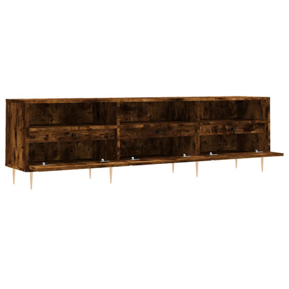 Tv Skříňka Kouřový Dub 150 X 30 X 44,5 Cm Kompozitní Dřevo