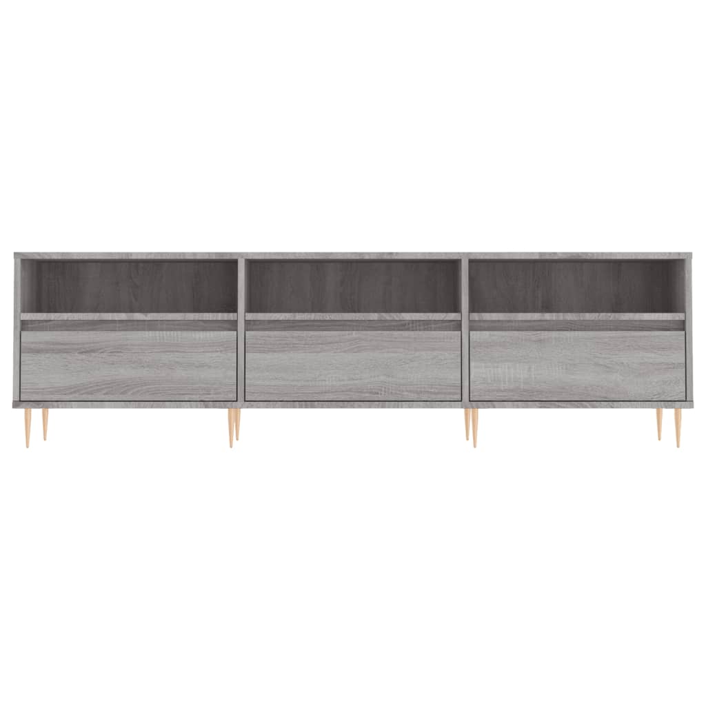 Tv Skříňka Šedá Sonoma 150 X 30 X 44,5 Cm Kompozitní Dřevo