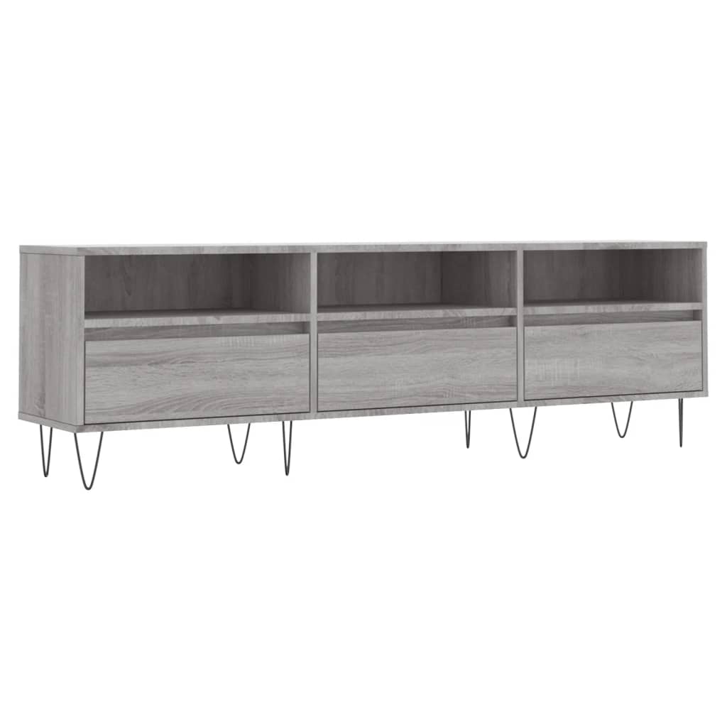 Tv Skříňka Šedá Sonoma 150 X 30 X 44,5 Cm Kompozitní Dřevo