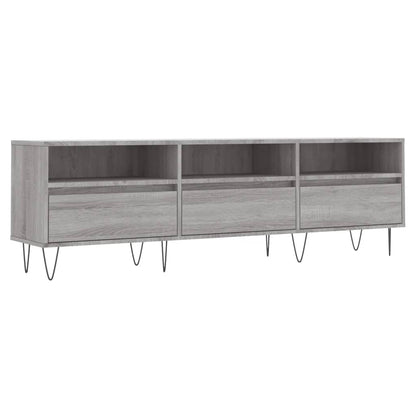 Tv Skříňka Šedá Sonoma 150 X 30 X 44,5 Cm Kompozitní Dřevo