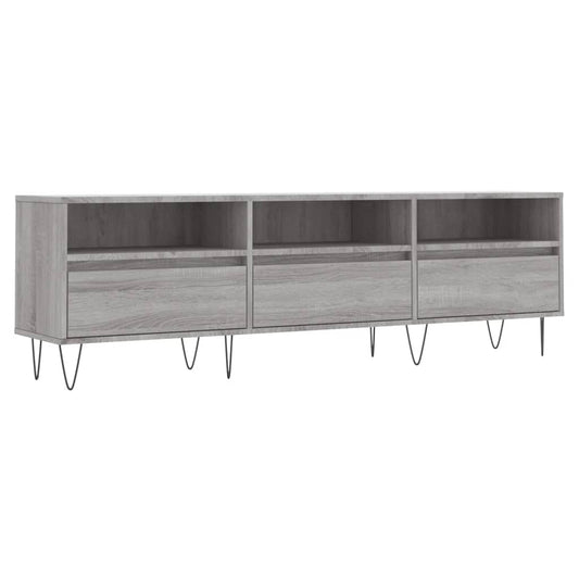 Tv Skříňka Šedá Sonoma 150 X 30 X 44,5 Cm Kompozitní Dřevo