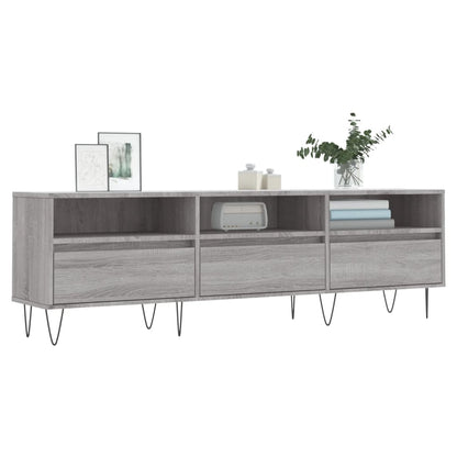 Tv Skříňka Šedá Sonoma 150 X 30 X 44,5 Cm Kompozitní Dřevo