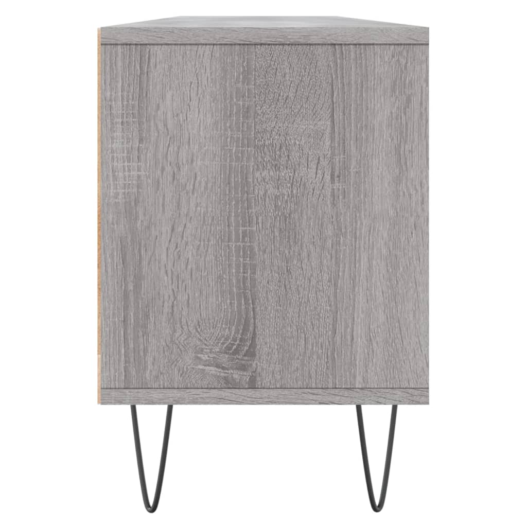 Tv Skříňka Šedá Sonoma 150 X 30 X 44,5 Cm Kompozitní Dřevo