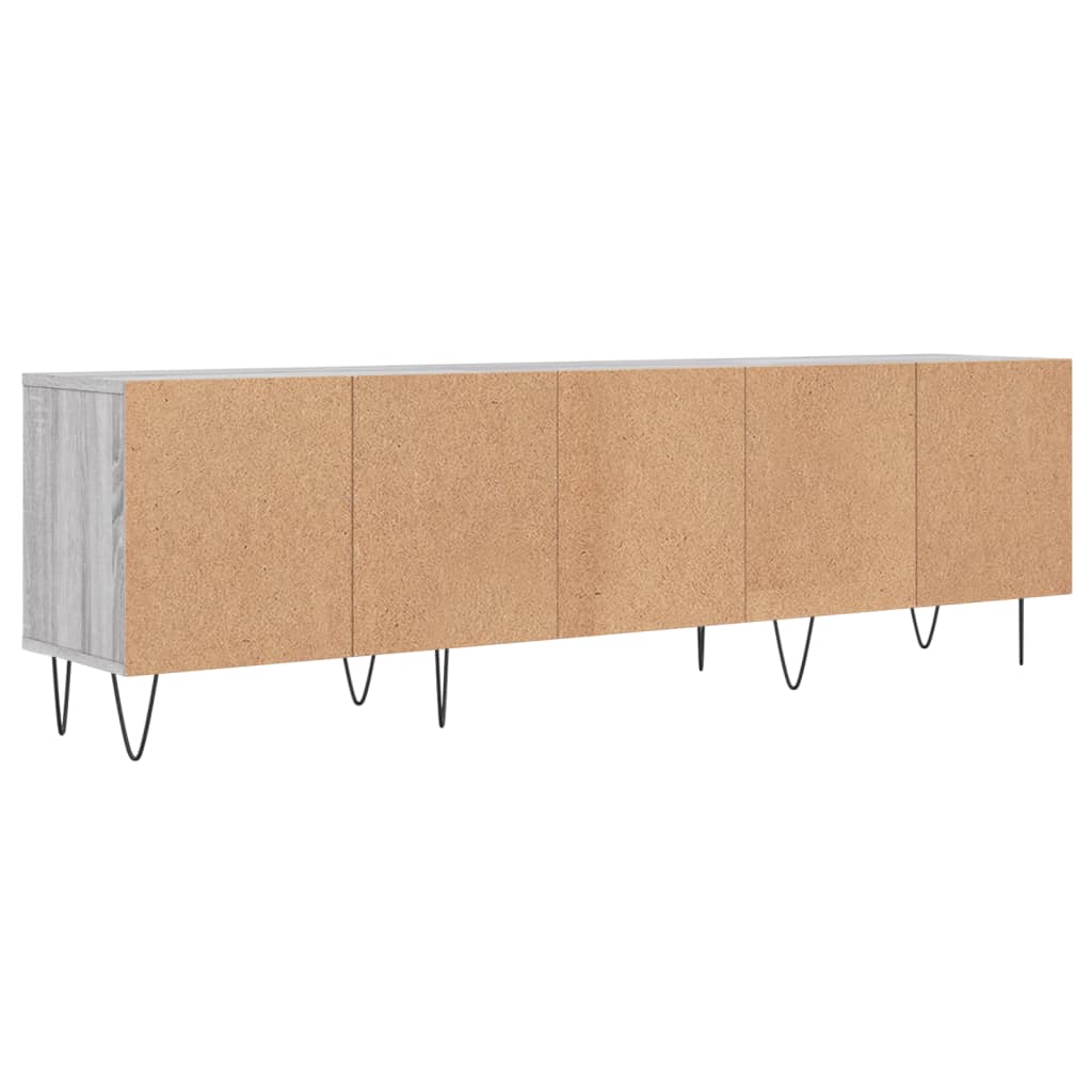 Tv Skříňka Šedá Sonoma 150 X 30 X 44,5 Cm Kompozitní Dřevo