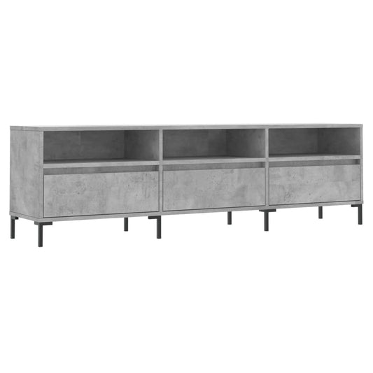 Tv Skříňka Betonově Šedá 150 X 30 X 44,5 Cm Kompozitní Dřevo