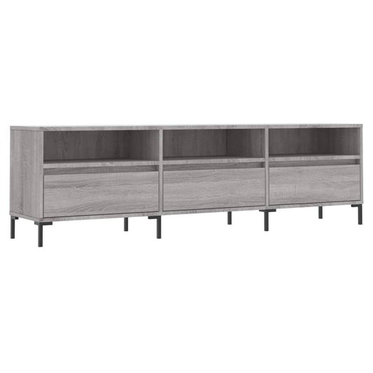 Tv Skříňka Šedá Sonoma 150 X 30 X 44,5 Cm Kompozitní Dřevo