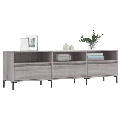 Tv Skříňka Šedá Sonoma 150 X 30 X 44,5 Cm Kompozitní Dřevo
