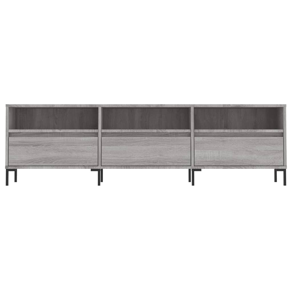 Tv Skříňka Šedá Sonoma 150 X 30 X 44,5 Cm Kompozitní Dřevo