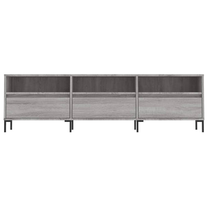 Tv Skříňka Šedá Sonoma 150 X 30 X 44,5 Cm Kompozitní Dřevo