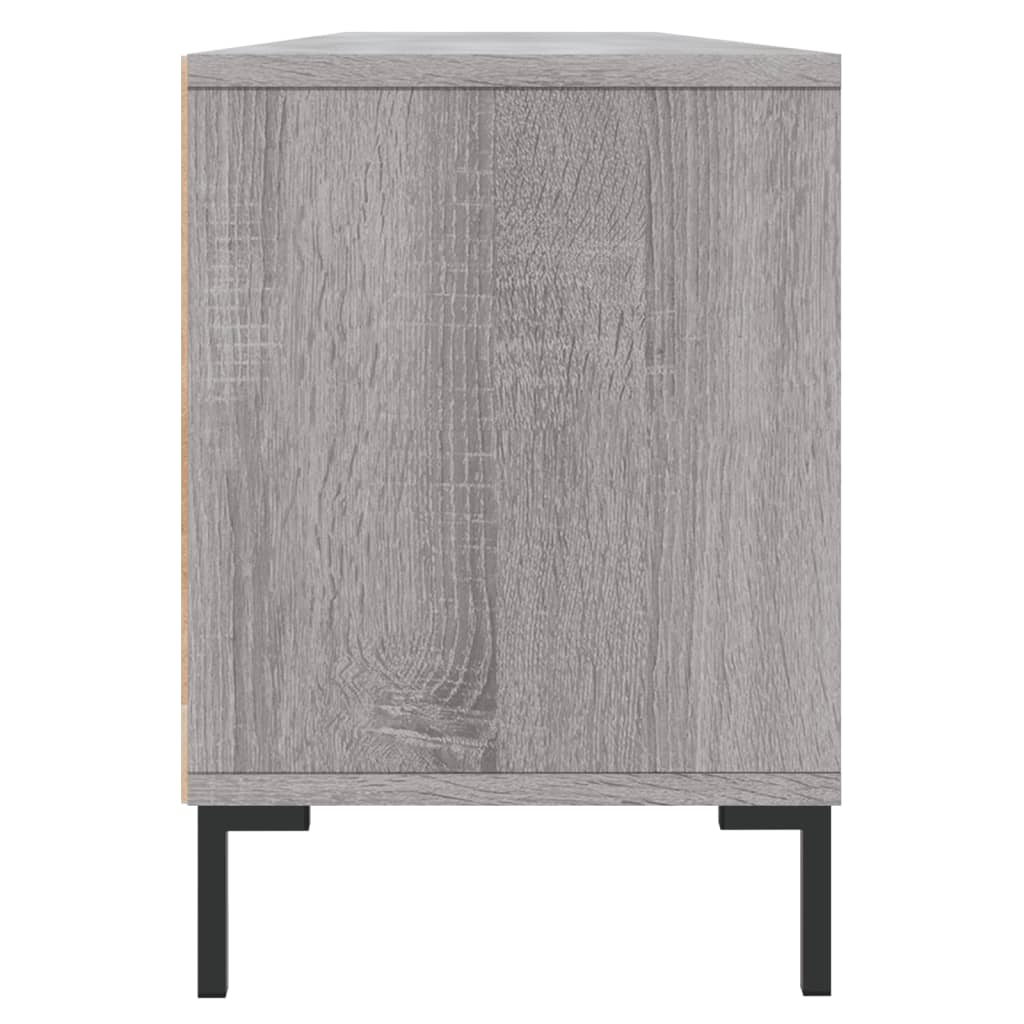 Tv Skříňka Šedá Sonoma 150 X 30 X 44,5 Cm Kompozitní Dřevo