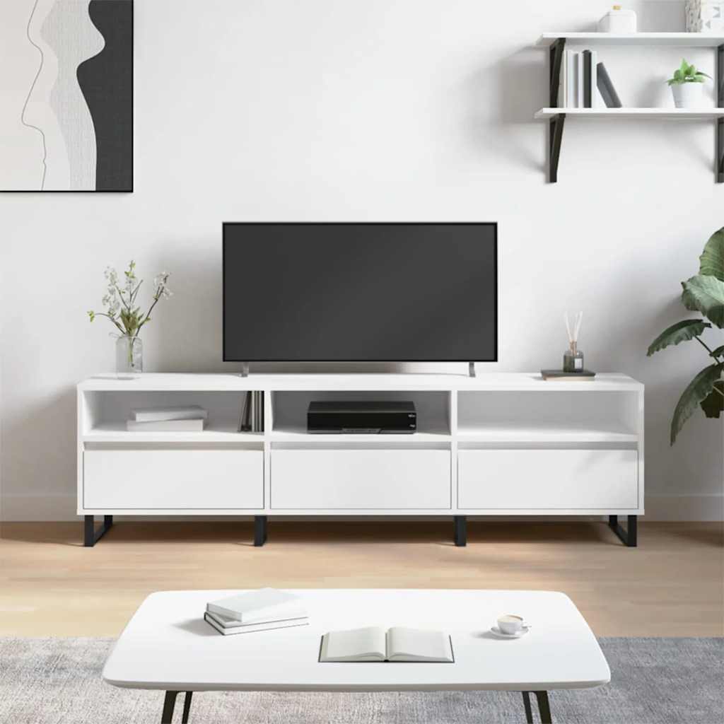Tv Skříňka 150 X 30 X 44,5 Cm Kompozitní Dřevo