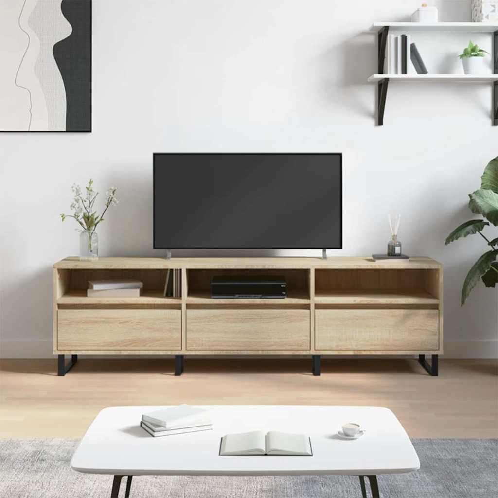 Tv Skříňka 150 X 30 X 44,5 Cm Kompozitní Dřevo