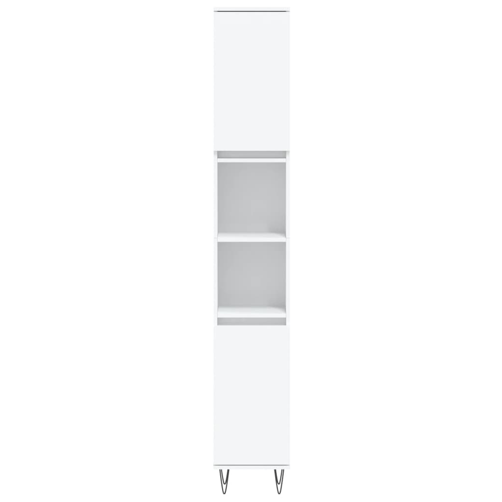 Koupelnová Skříňka 30 X 30 X 190 Cm Kompozitní Dřevo