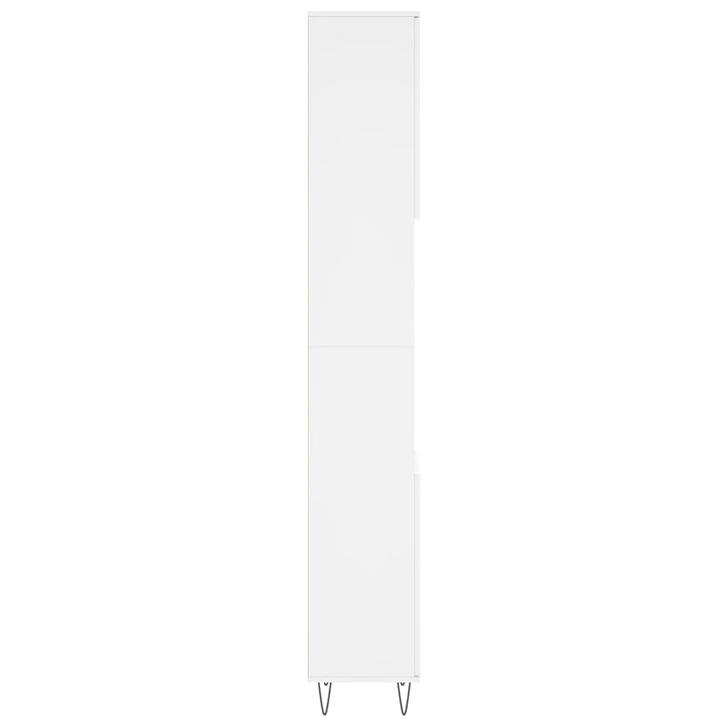 Koupelnová Skříňka 30 X 30 X 190 Cm Kompozitní Dřevo