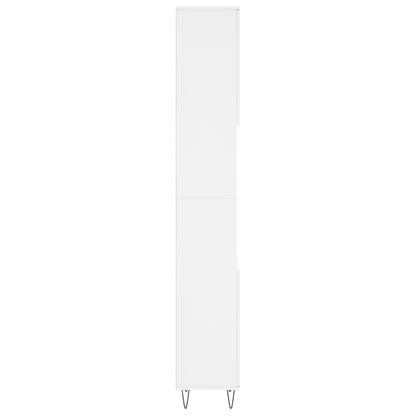 Koupelnová Skříňka 30 X 30 X 190 Cm Kompozitní Dřevo