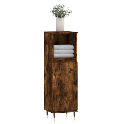 Koupelnová Skříňka 30X30X100 Cm Kompozitní Dřevo