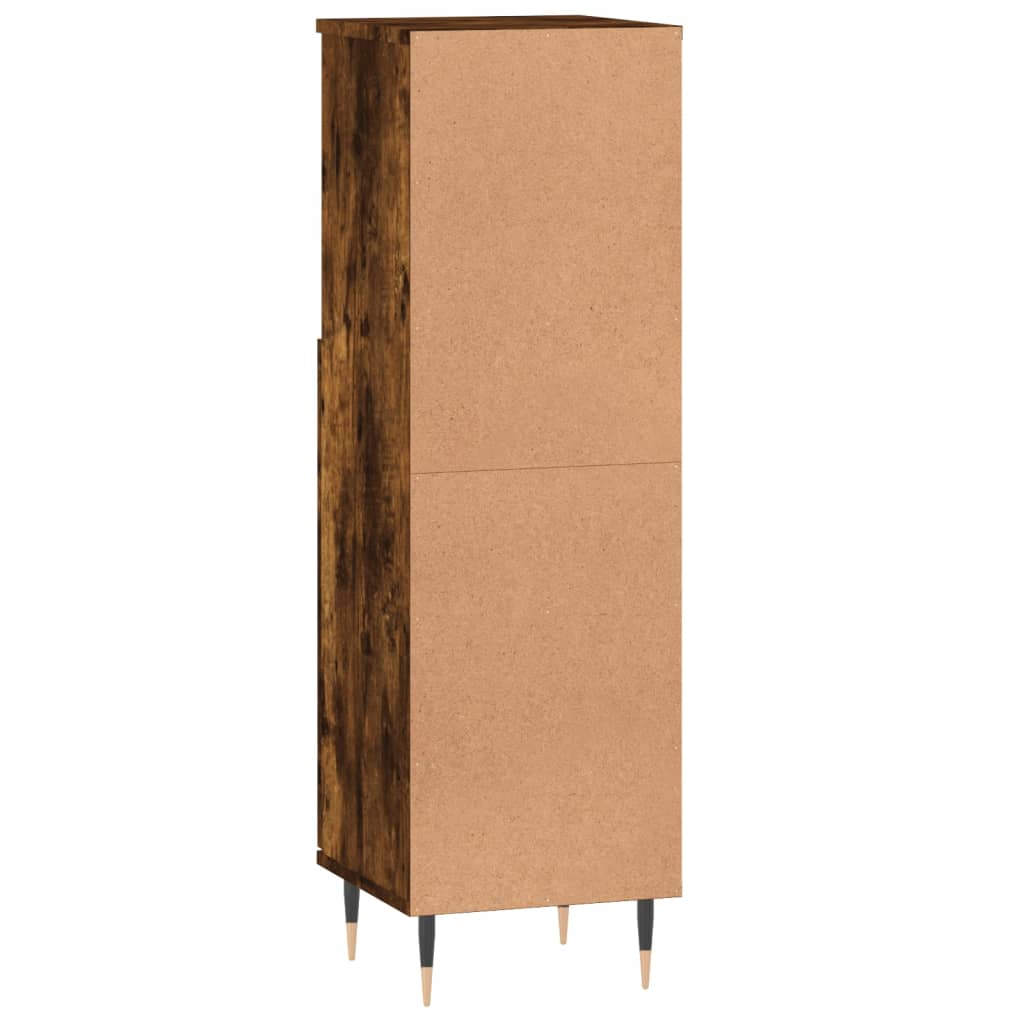 Koupelnová Skříňka 30X30X100 Cm Kompozitní Dřevo