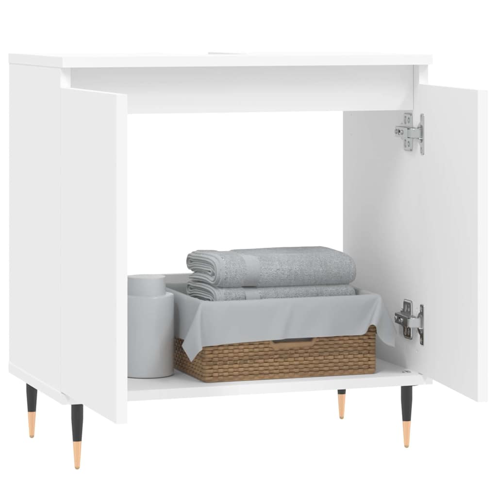 Koupelnová Skříňka 58 X 33 X 60 Cm Kompozitní Dřevo