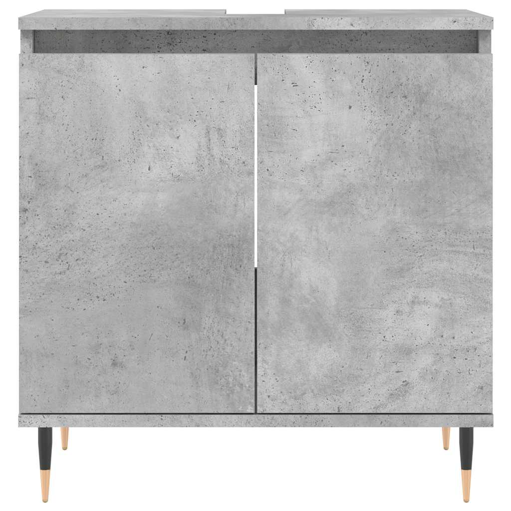 Koupelnová Skříňka Betonově Šedá 58X33X60 Cm Kompozitní Dřevo