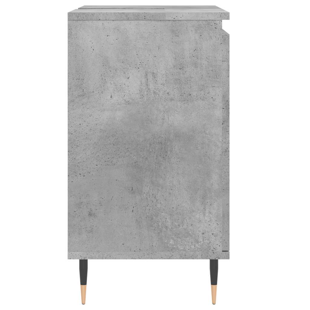 Koupelnová Skříňka Betonově Šedá 58X33X60 Cm Kompozitní Dřevo