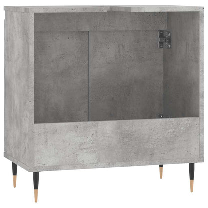 Koupelnová Skříňka Betonově Šedá 58X33X60 Cm Kompozitní Dřevo