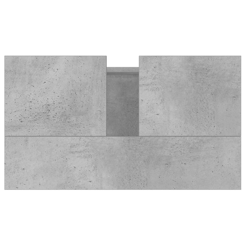 Koupelnová Skříňka Betonově Šedá 58X33X60 Cm Kompozitní Dřevo