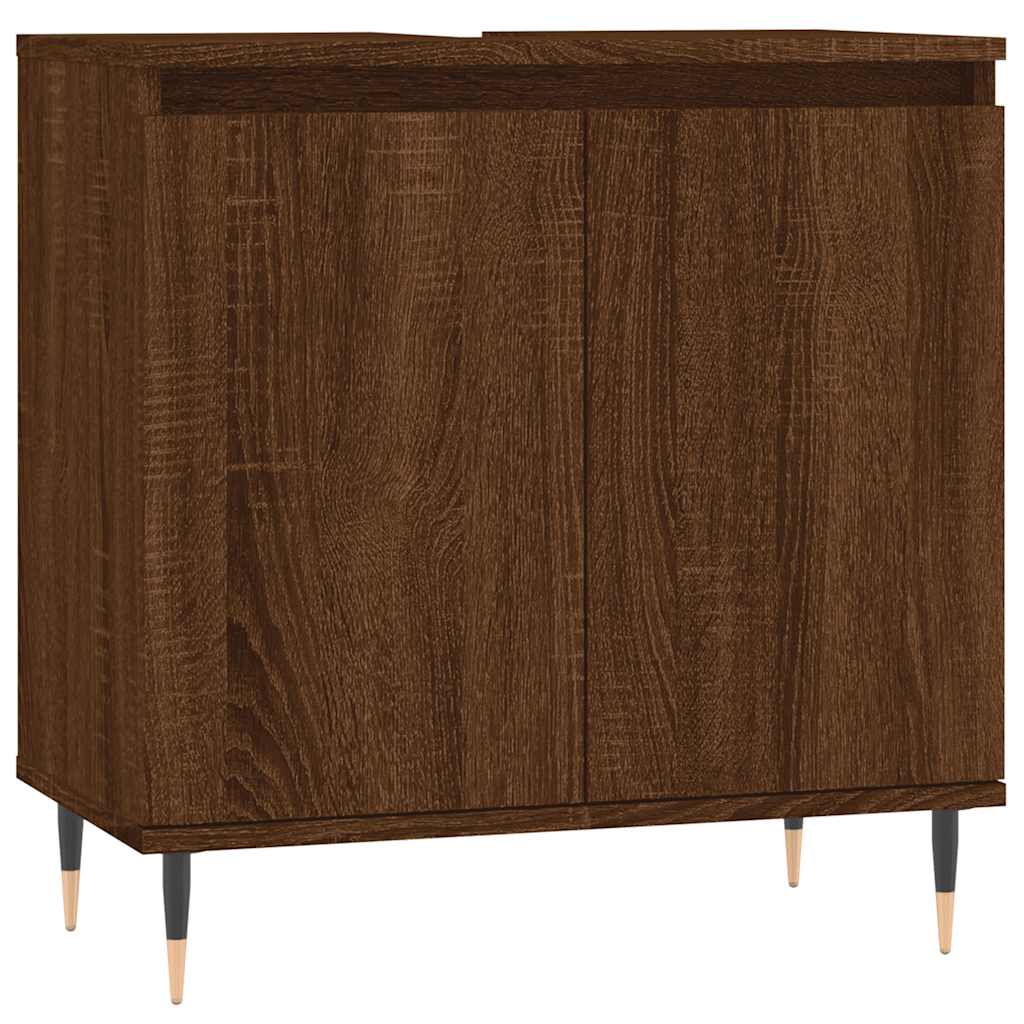 Koupelnová Skříňka 58 X 33 X 60 Cm Kompozitní Dřevo
