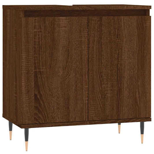 Koupelnová Skříňka 58 X 33 X 60 Cm Kompozitní Dřevo