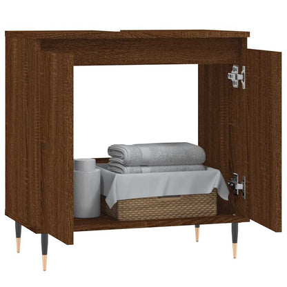 Koupelnová Skříňka 58 X 33 X 60 Cm Kompozitní Dřevo