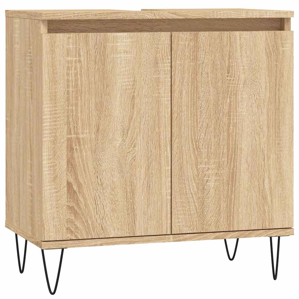 Koupelnová Skříňka Dub Sonoma 58 X 33 X 60 Cm Kompozitní Dřevo