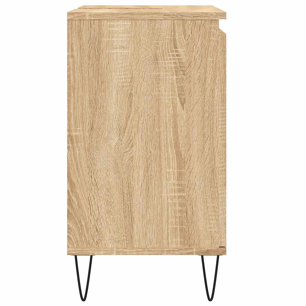 Koupelnová Skříňka Dub Sonoma 58 X 33 X 60 Cm Kompozitní Dřevo