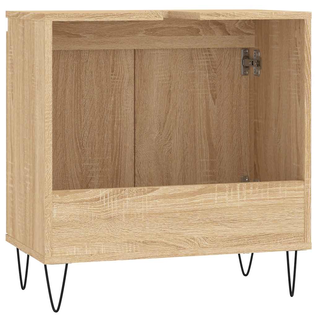 Koupelnová Skříňka Dub Sonoma 58 X 33 X 60 Cm Kompozitní Dřevo
