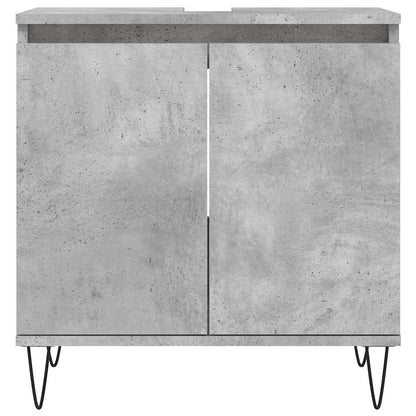 Koupelnová Skříňka Betonově Šedá 58X33X60 Cm Kompozitní Dřevo