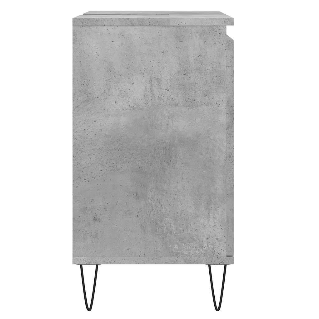 Koupelnová Skříňka Betonově Šedá 58X33X60 Cm Kompozitní Dřevo