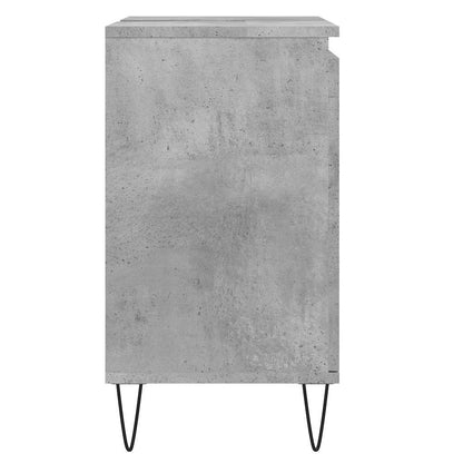 Koupelnová Skříňka Betonově Šedá 58X33X60 Cm Kompozitní Dřevo