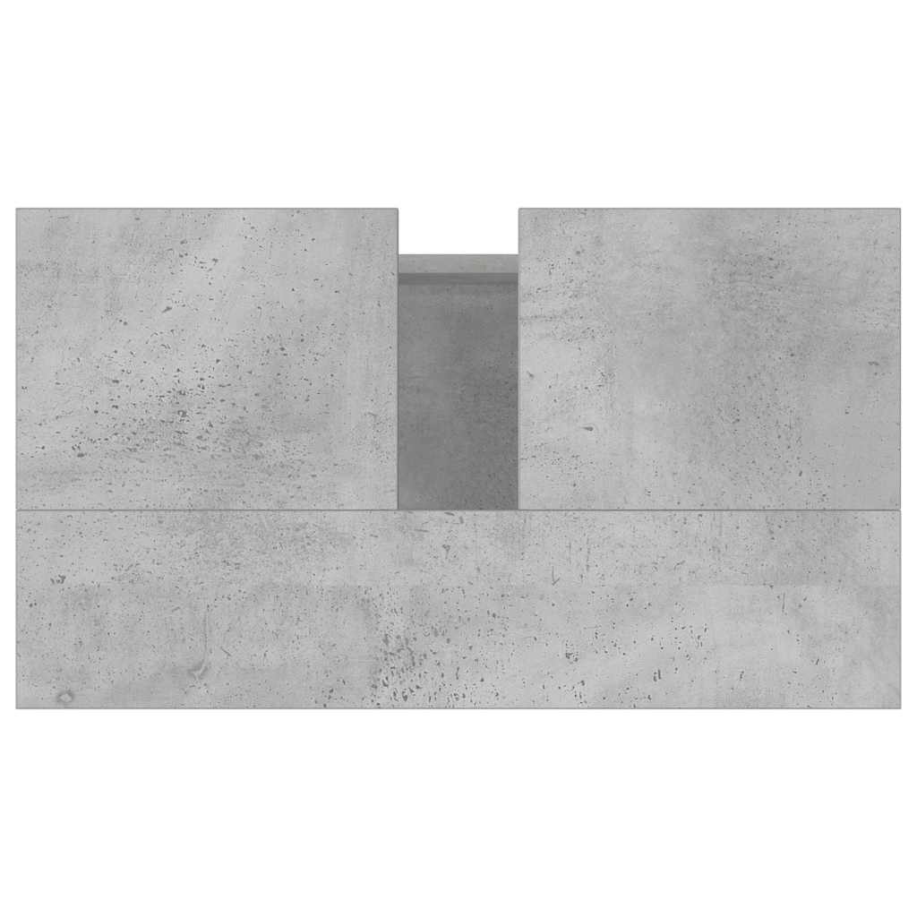 Koupelnová Skříňka Betonově Šedá 58X33X60 Cm Kompozitní Dřevo