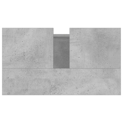 Koupelnová Skříňka Betonově Šedá 58X33X60 Cm Kompozitní Dřevo