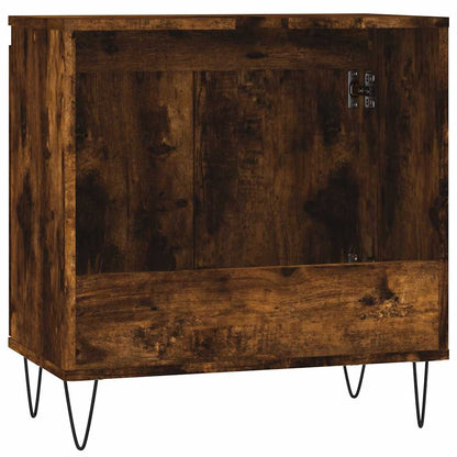 Koupelnová Skříňka Kouřový Dub 58 X 33 X 60 Cm Kompozitní Dřevo