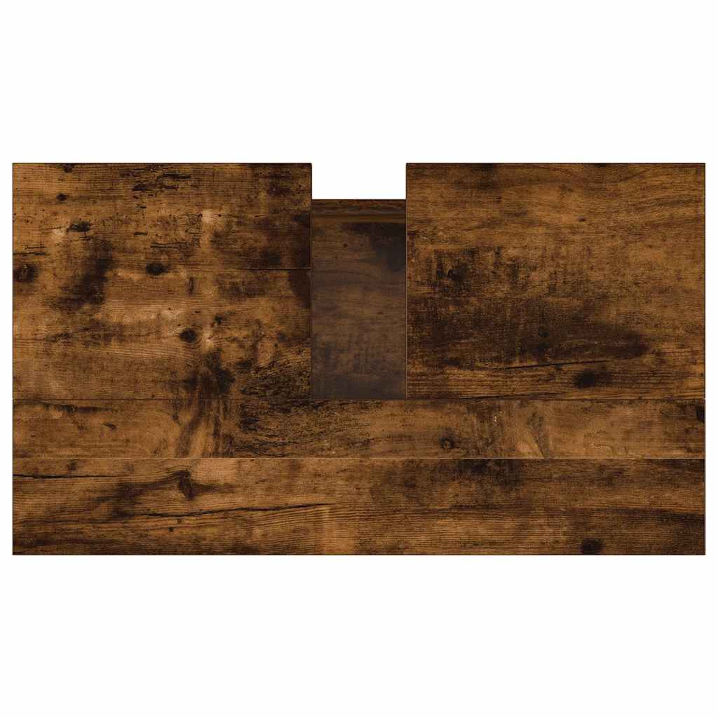 Koupelnová Skříňka Kouřový Dub 58 X 33 X 60 Cm Kompozitní Dřevo