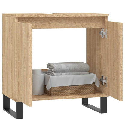 Koupelnová Skříňka 58 X 33 X 60 Cm Kompozitní Dřevo