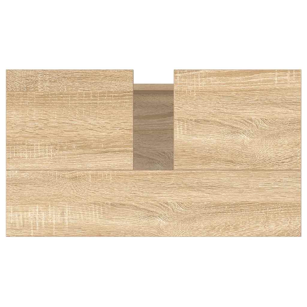 Koupelnová Skříňka 58 X 33 X 60 Cm Kompozitní Dřevo
