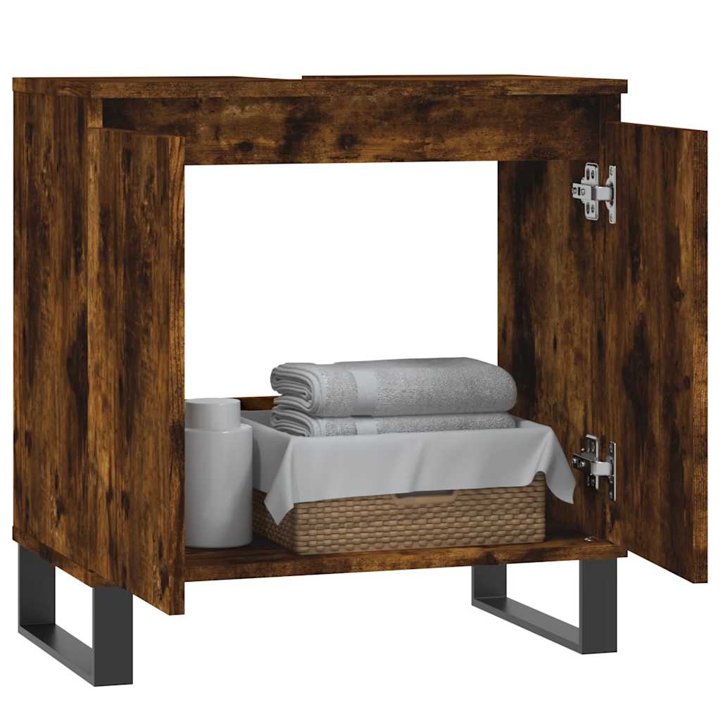 Koupelnová Skříňka 58 X 33 X 60 Cm Kompozitní Dřevo