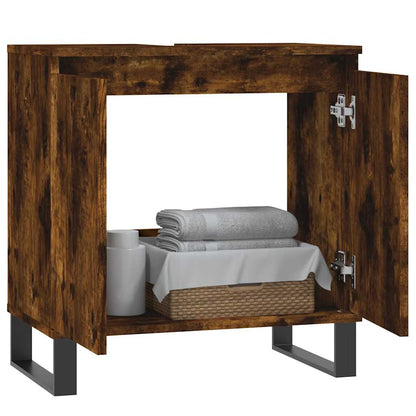 Koupelnová Skříňka 58 X 33 X 60 Cm Kompozitní Dřevo