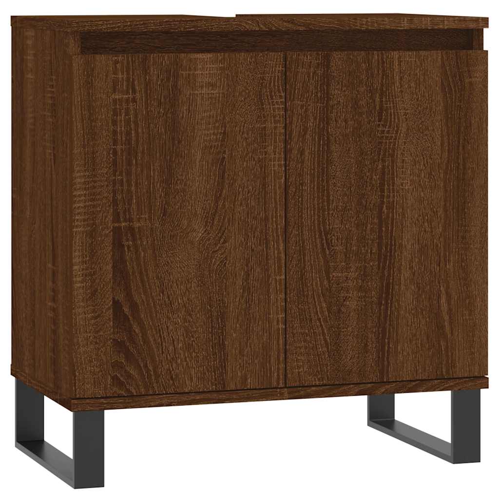 Koupelnová Skříňka 58 X 33 X 60 Cm Kompozitní Dřevo