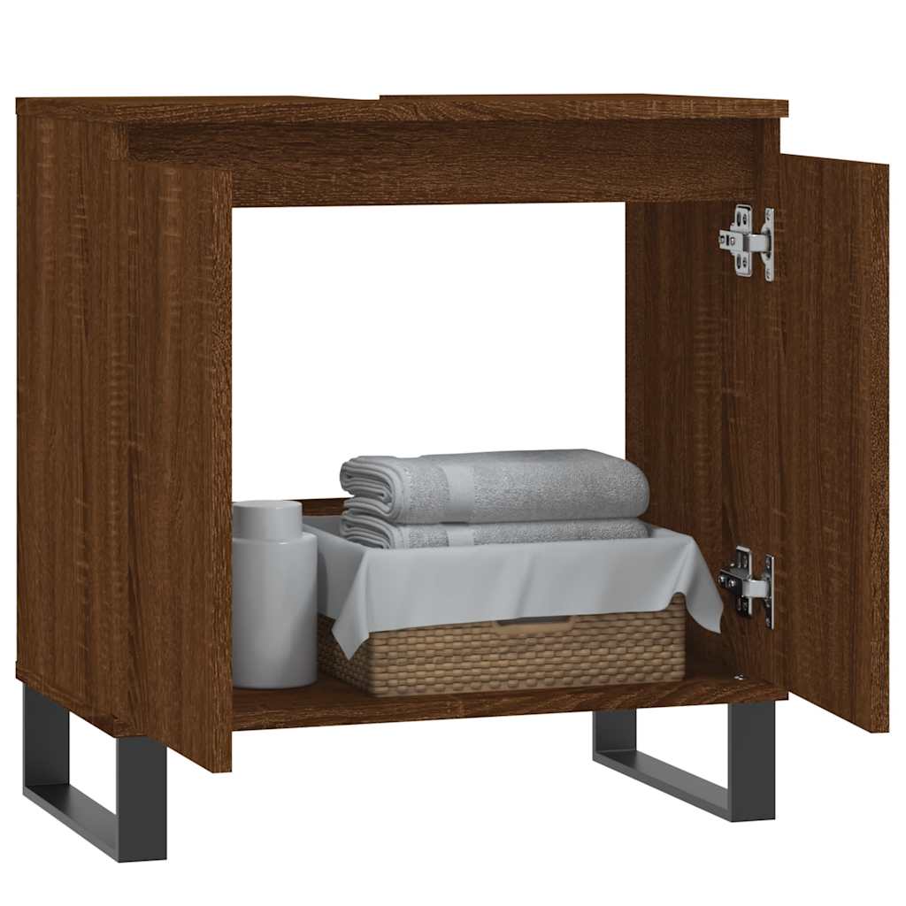 Koupelnová Skříňka 58 X 33 X 60 Cm Kompozitní Dřevo